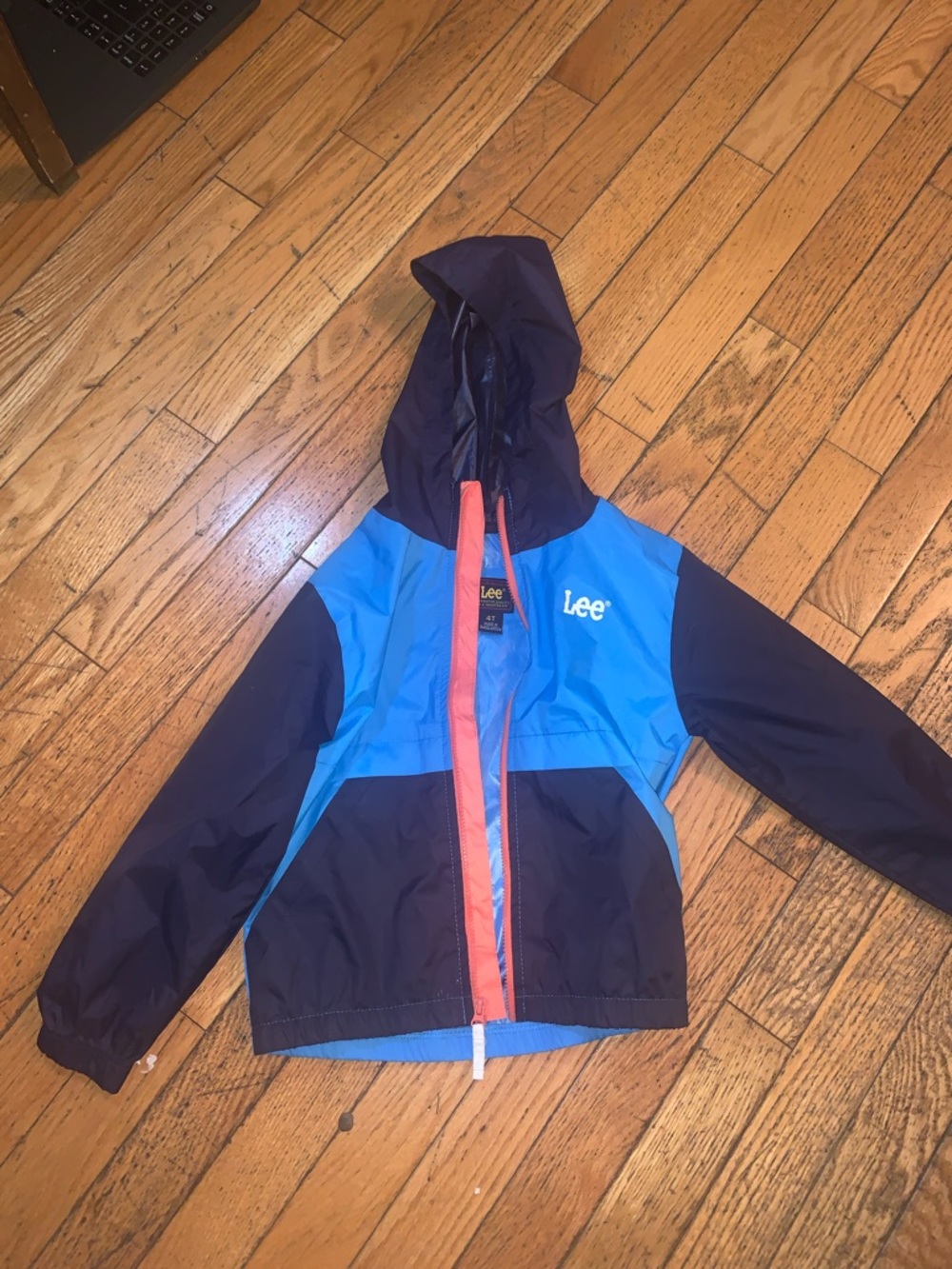 Lee kids rain jacket 4T boy